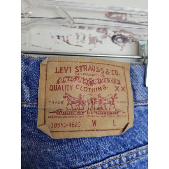 NWT Vtg Levi's 550 Jeans Mom High Waist Relaxed Fit Tapered Women's Size 9 Long - Picture 9 of 9